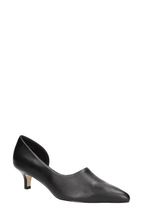 Bella Star Stiletto Heel Embellished Court Shoe in Black