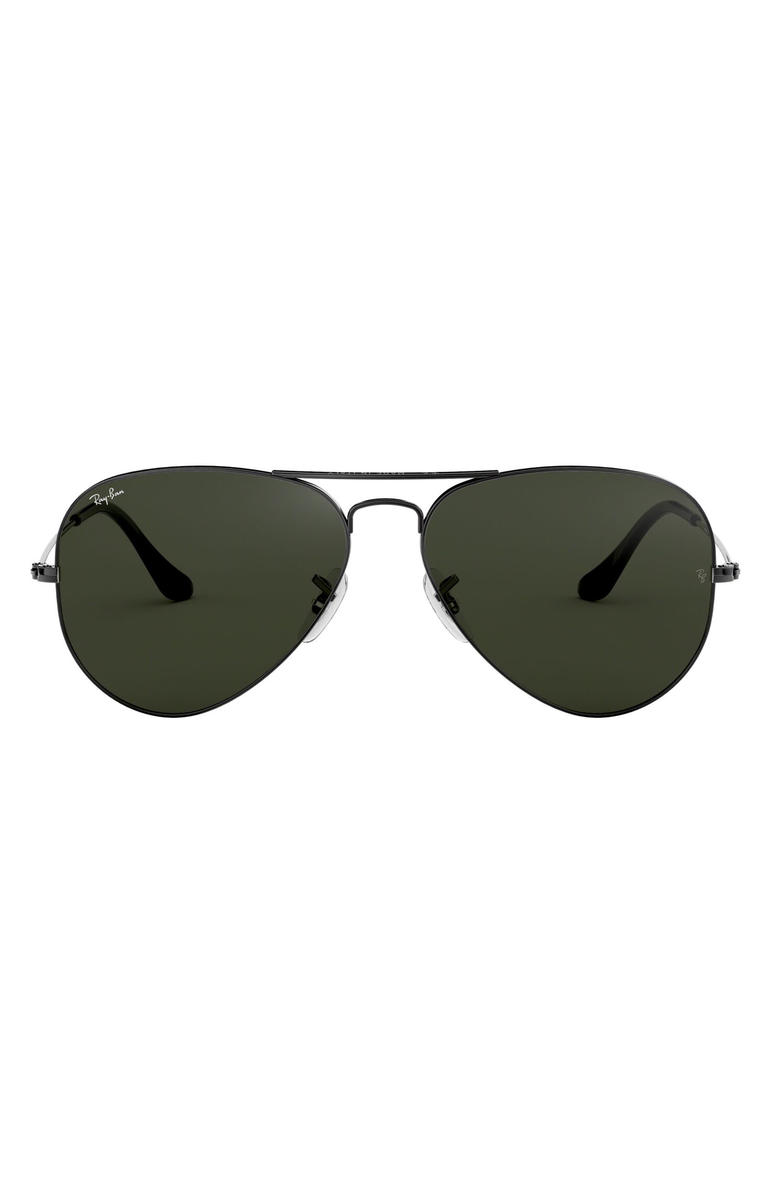 UPC 805289601708 product image for Ray-Ban Standard Original 58mm Aviator Sunglasses in Gunmetal at Nordstrom | upcitemdb.com