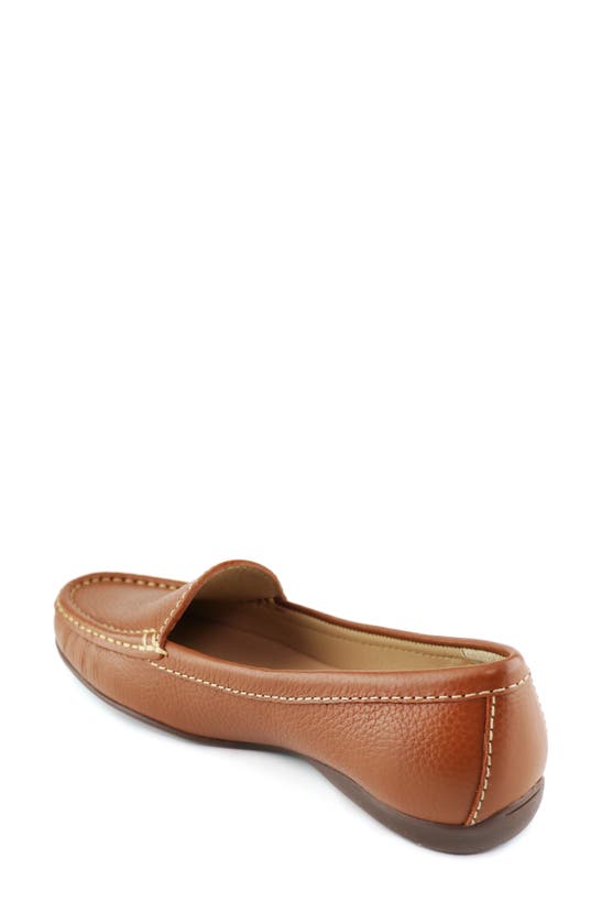 Marc Joseph New York Lake Road Loafer In Cognac Grainy