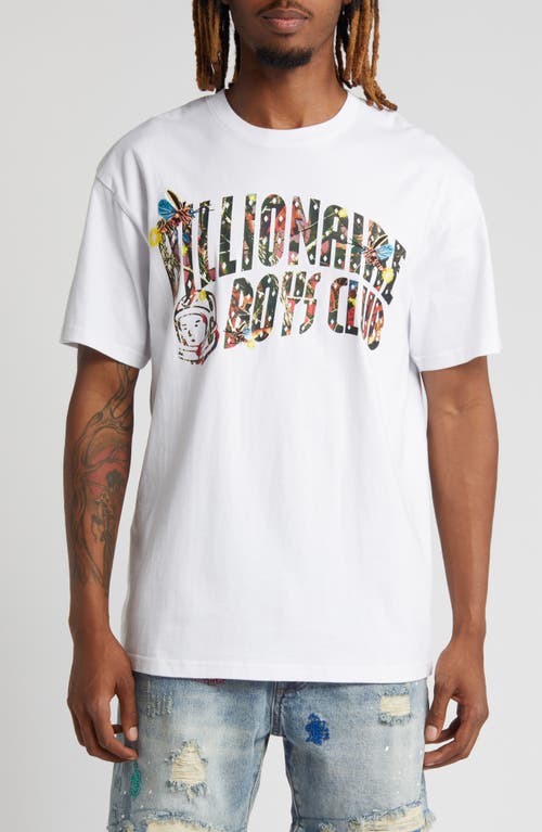 Shop Billionaire Boys Club Arch Graphic T-shirt In Bleach White