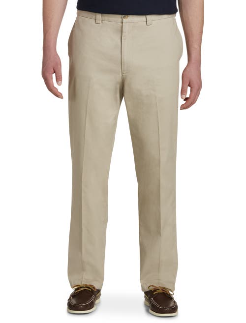 Harbor Bay Waist-relaxer Pants In Khaki