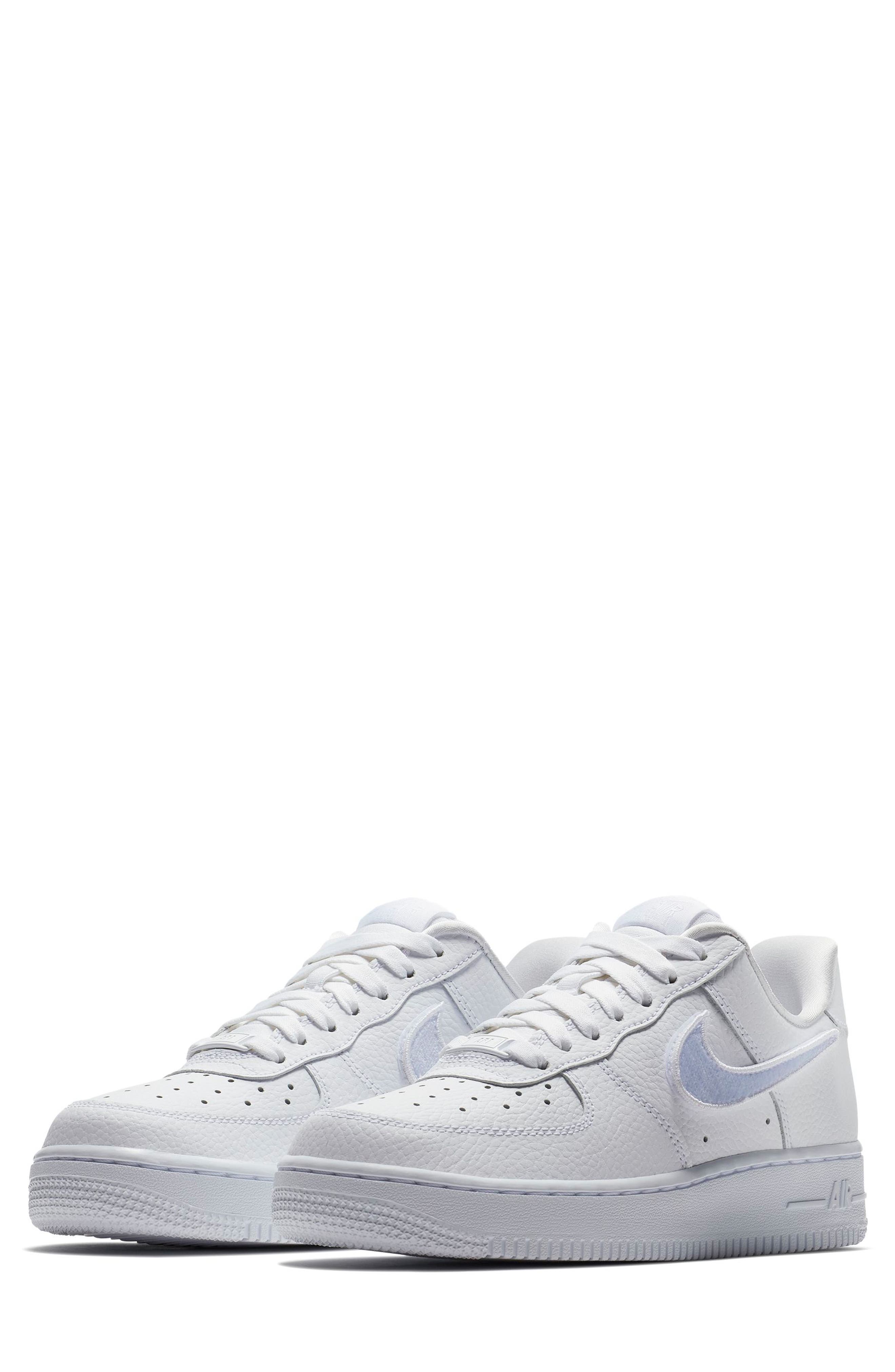 nike air force ones colored swoosh