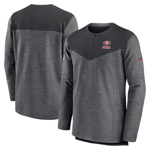 Nike NFL San Francisco 49ers Mens Nike Logo Pacer Half Zip Black