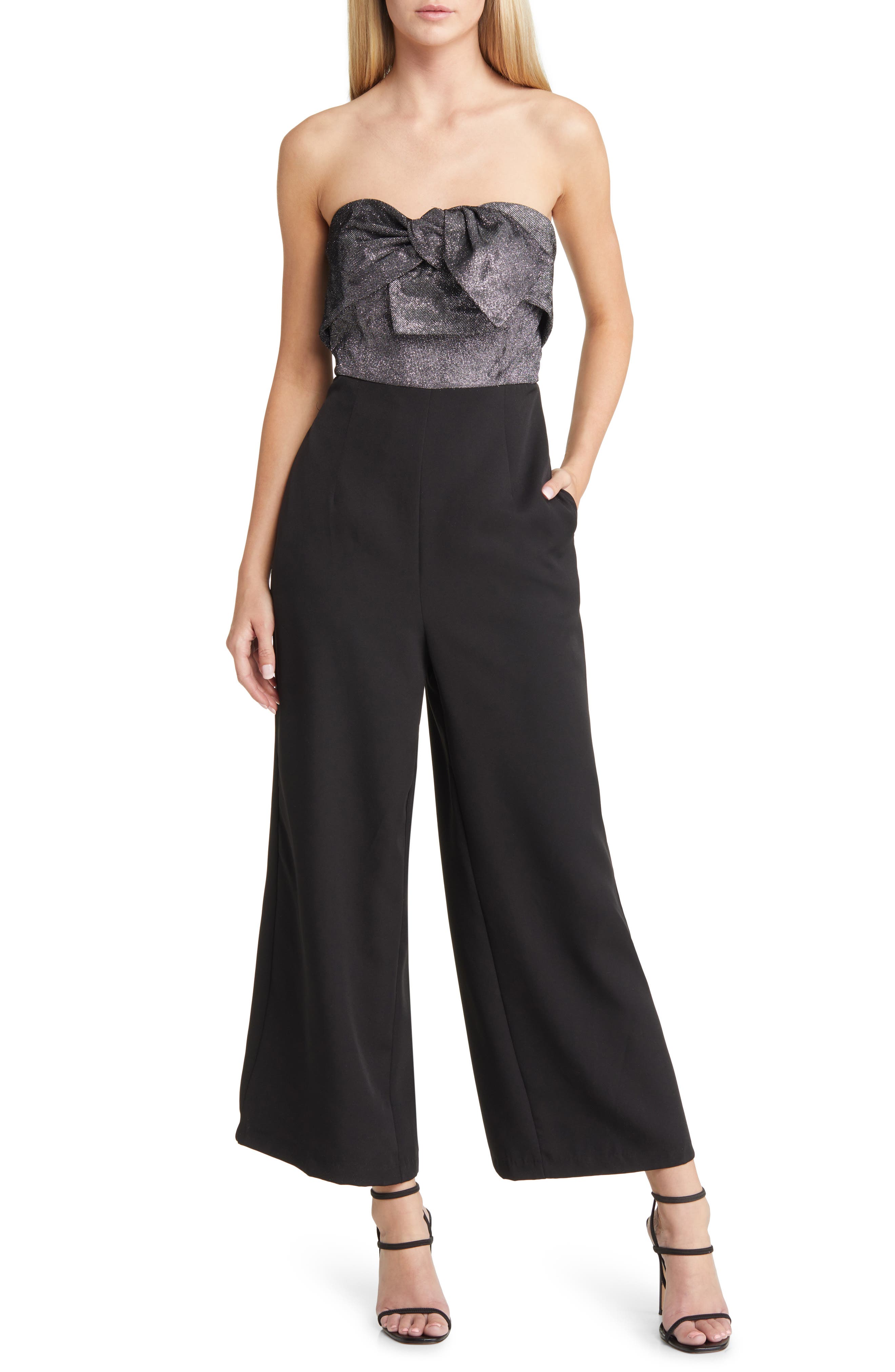 nordstrom silver jumpsuit