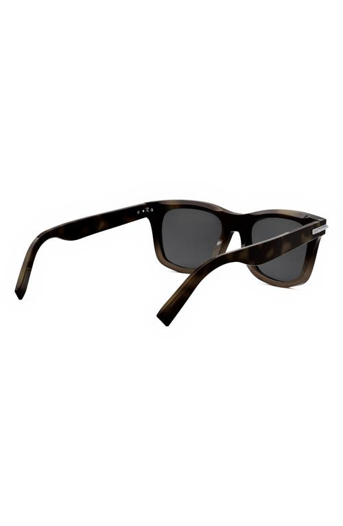 Shop Dior 'blacksuit S11i 53mm Geometric Sunglasses In Havana/other/smoke