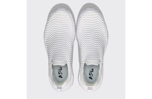 Apl Athletic Propulsion Labs Techloom Traveler Slip-ons In White