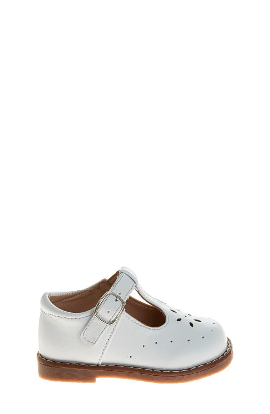 Shop Josmo Kids' T-strap Flat In White