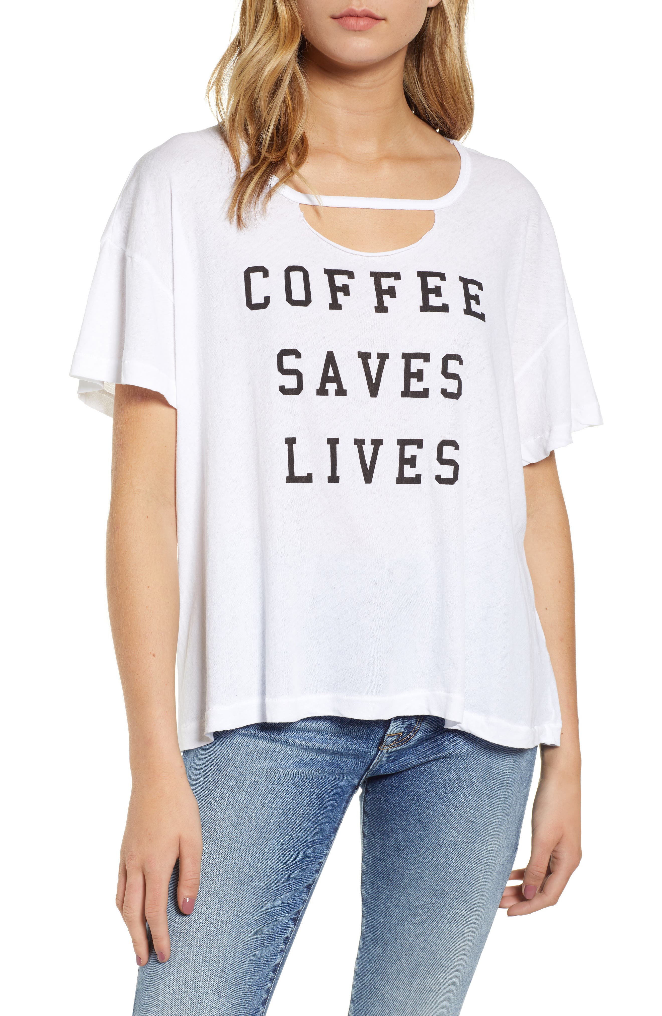 Download Wildfox Womens Coffee Saves Lives Sweatshirt Sportswear Sweatshirts Powderhousebend Com