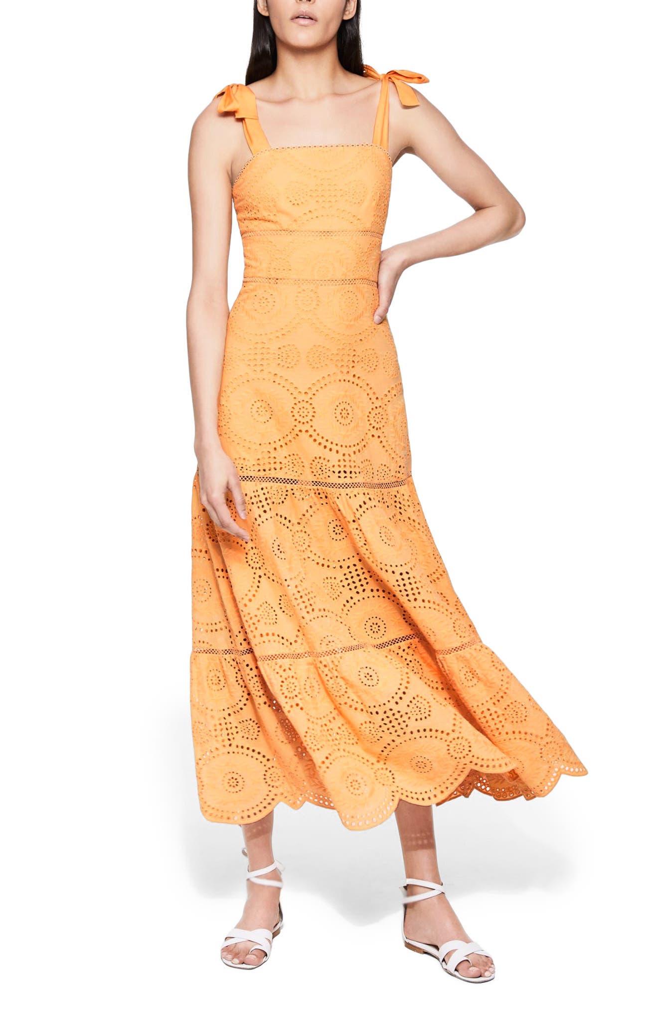 broderie anglaise sundress