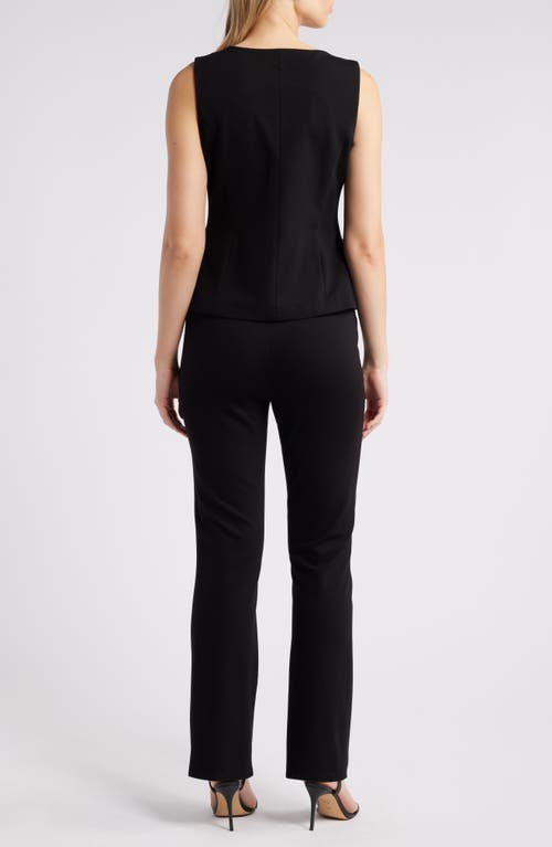 Shop Halogenr Halogen(r) Square Neck Sleeveless Jumpsuit In Rich Black