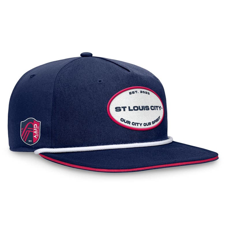 Shop Fanatics Branded Navy St. Louis City Sc Iron Golf Snapback Hat