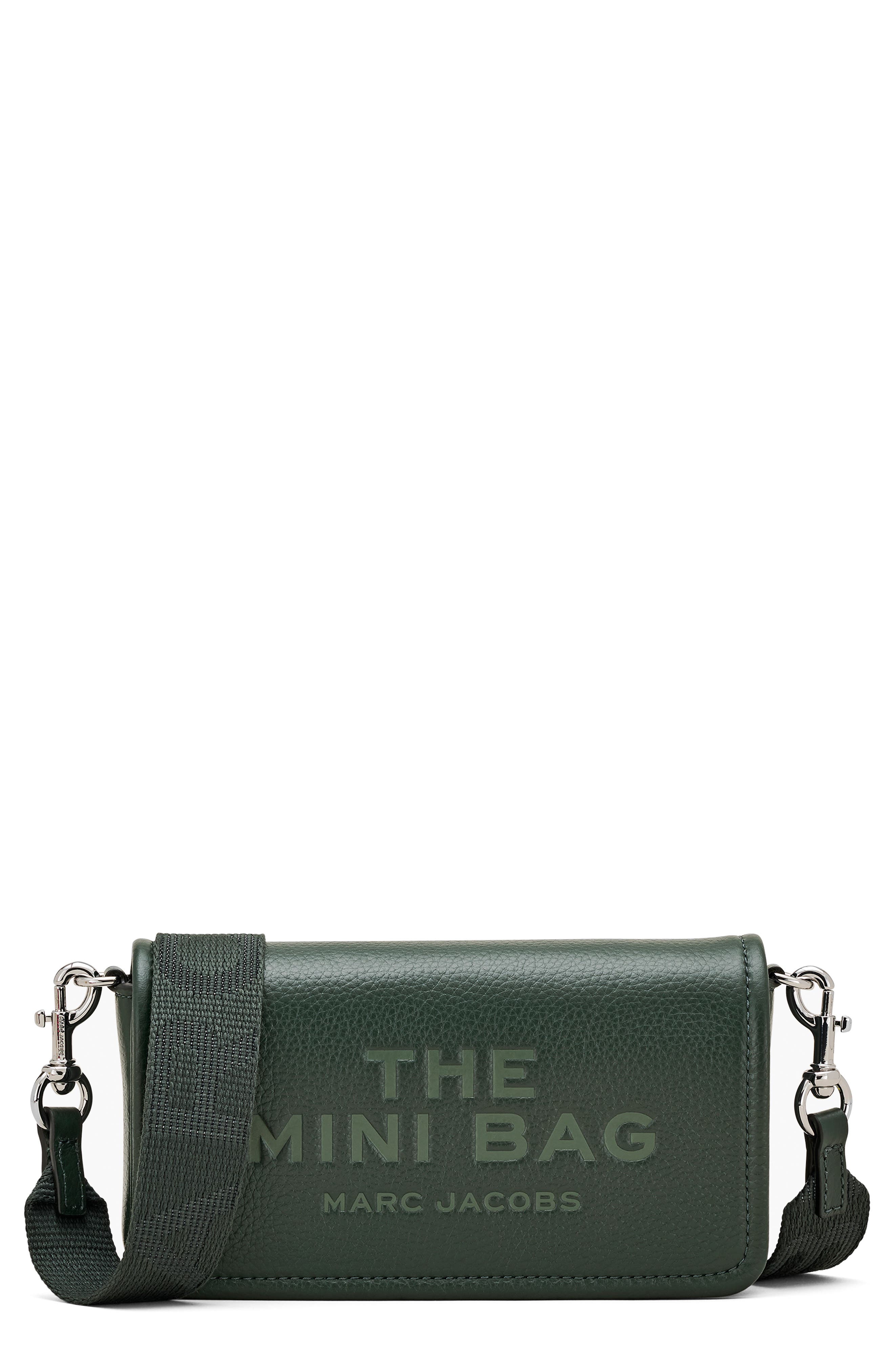 Marc Jacobs The Mini Leather Crossbody Bag in Ivy 