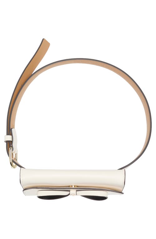 Shop Kate Spade New York Bow Belt Bag In Parchment