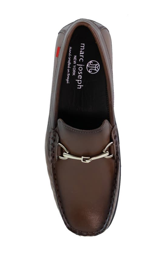 Marc Joseph New York Kids' Edgewood Road Bit Loafer In Brown Napa