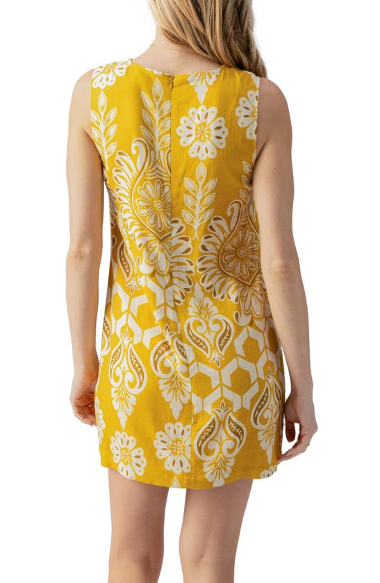 Sanctuary Easy Print Sleeveless Shift Minidress In Summer Hon