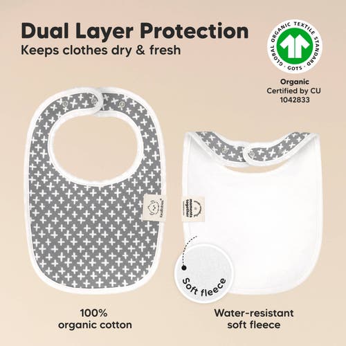 KEABABIES KEABABIES 8-PACK BABY DROOL BIBS