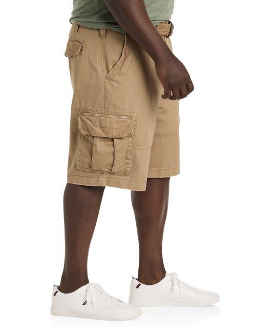 Shop Society Of One By Dxl Distressed Cargo Shorts In Bronze