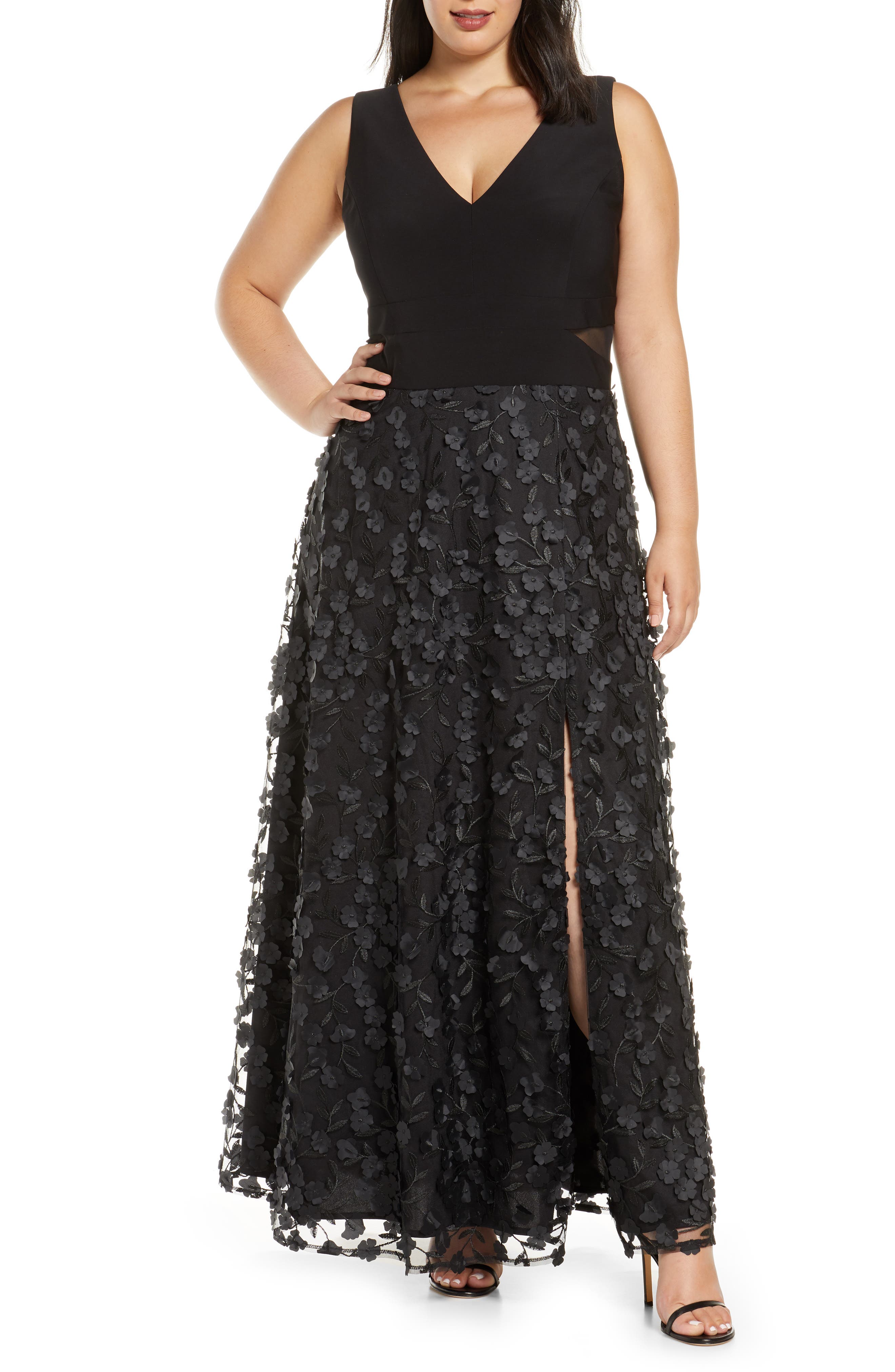 nordstrom black gown