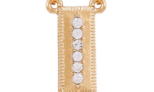 Vince Camuto Charm Pendant Necklace In Gold Tone
