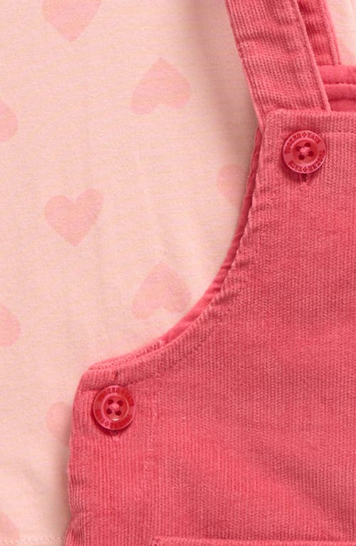 Tucker + Tate T-shirt & Corduroy Dress Set In Pink Aurora Hearts- Pink