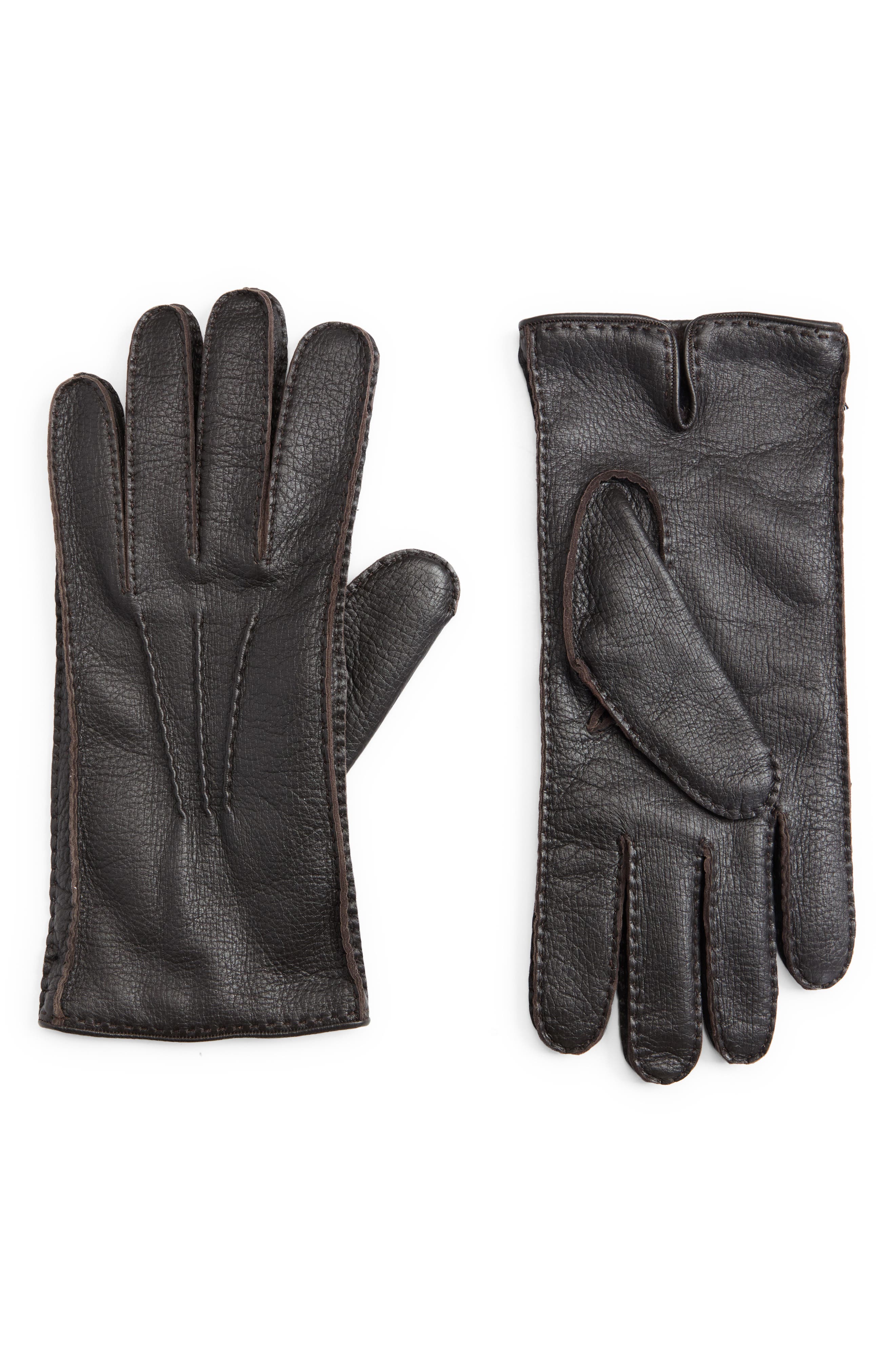 nordstrom cashmere lined leather touchscreen gloves