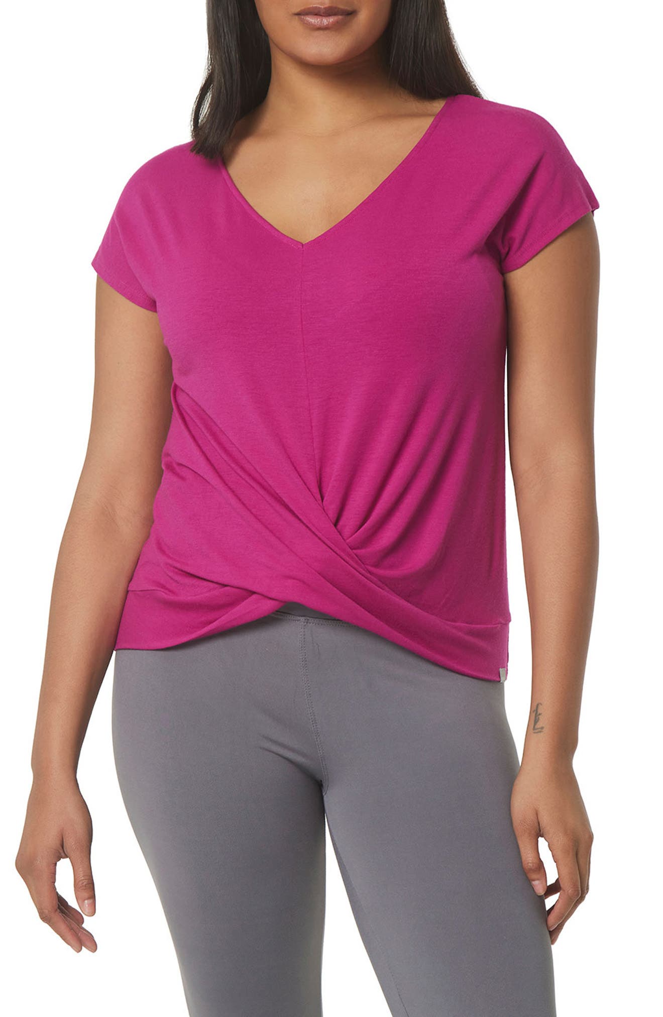 cap sleeve workout top