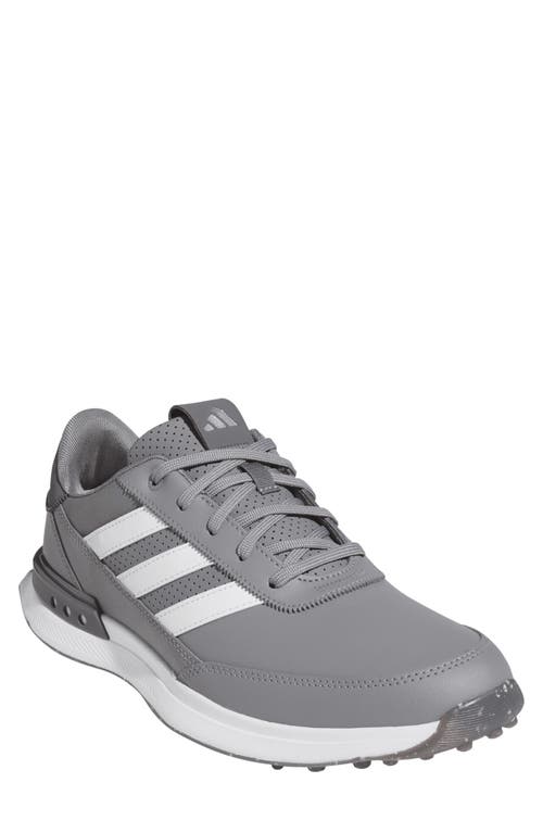 Shop Adidas Golf S2g Spikeless Waterproof Leather 24 Golf Shoe In Grey3/grey4/grey2