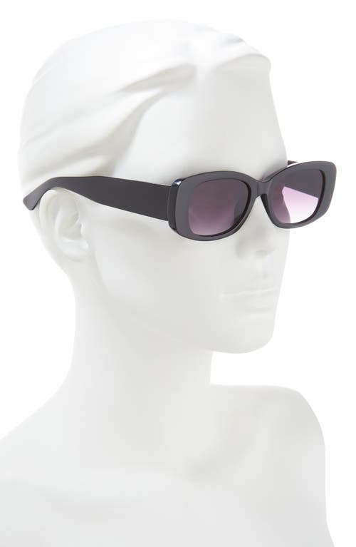 Shop Bp. 52mm Rectangular Sunglasses In Black