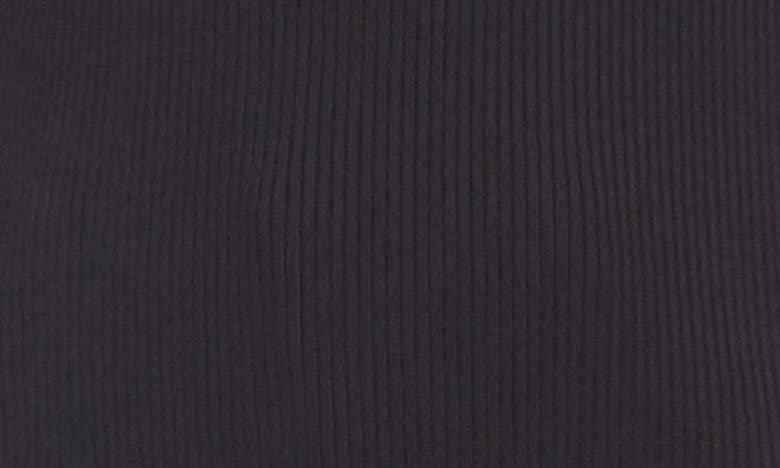 Shop Karen Kane Rib Short Sleeve Sweater In Black