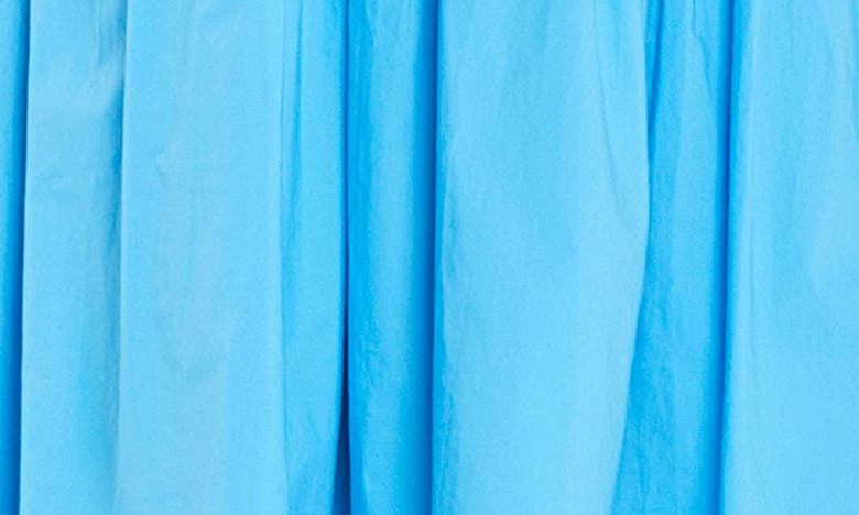 Shop English Factory Balloon Sleeve Minidress In Ocean Blue