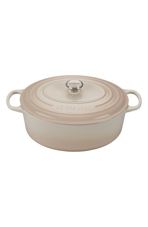 Le Creuset Signature 9 1/2 Quart Oval Enamel Cast Iron French/Dutch Oven in Meringue at Nordstrom