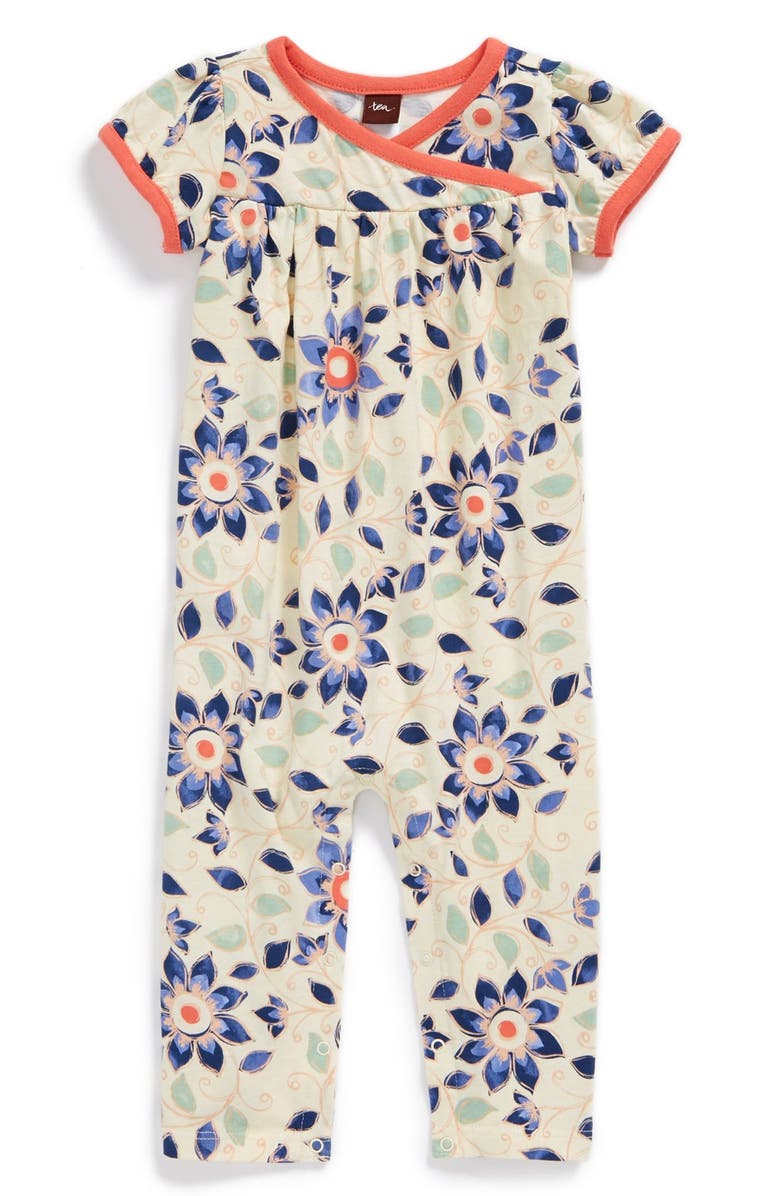 Tea Collection 'Art Naji' Flutter Sleeve Dress (Baby Girls) | Nordstrom