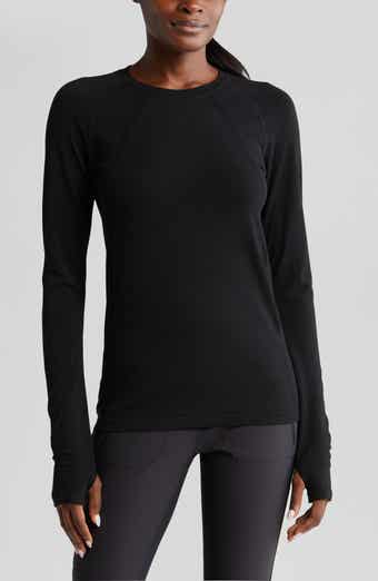 Z By Zella Meridian Seamless Long Sleeve Athletic Top Womens Size Small