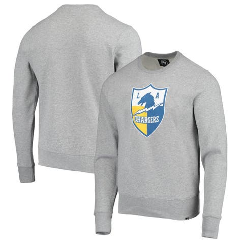 Men's '47 Heathered Gray Arizona Cardinals Imprint Headline Logo Pullover Sweatshirt Size: Small