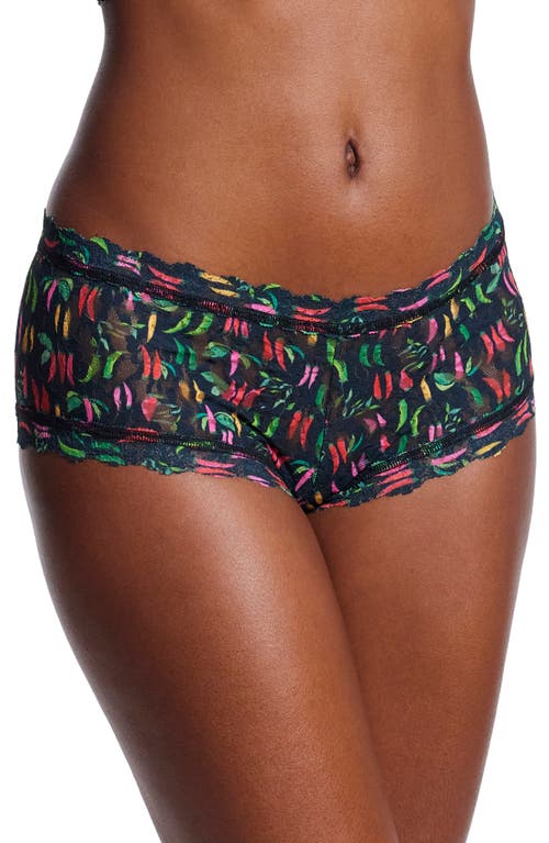 Shop Hanky Panky Print Boyshorts In Extra Spice