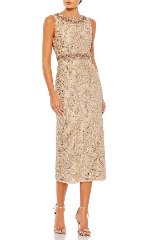 Mac Duggal Sequin Cocktail Midi Dress at Nordstrom,