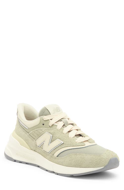 Shop New Balance Gender Inclusive 997r Sneaker In Olivine/linen