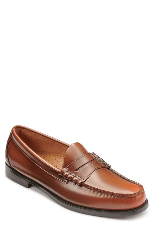 G.H. BASS Larson Leather Penny Loafer in Whiskey