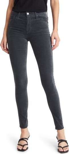 AG The Farrah High Waist Velvet Jeans Nordstrom