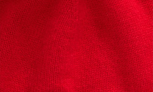 NORDSTROM RACK NORDSTROM RACK FAUX FUR CASHMERE POMPOM BEANIE 