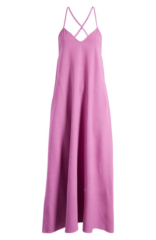 Shop Nordstrom Tie Back Cover-up Maxi Dress In Pink Bodacious