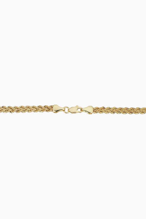 Shop Oradina 14k Yellow Gold Roman Double Rope Necklace