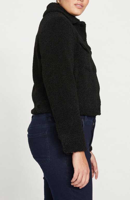 Universal Standard Kelsey Teddy Jacket In Black