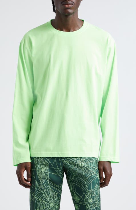 Long-Sleeved Graphic Shirt - Luxury Green