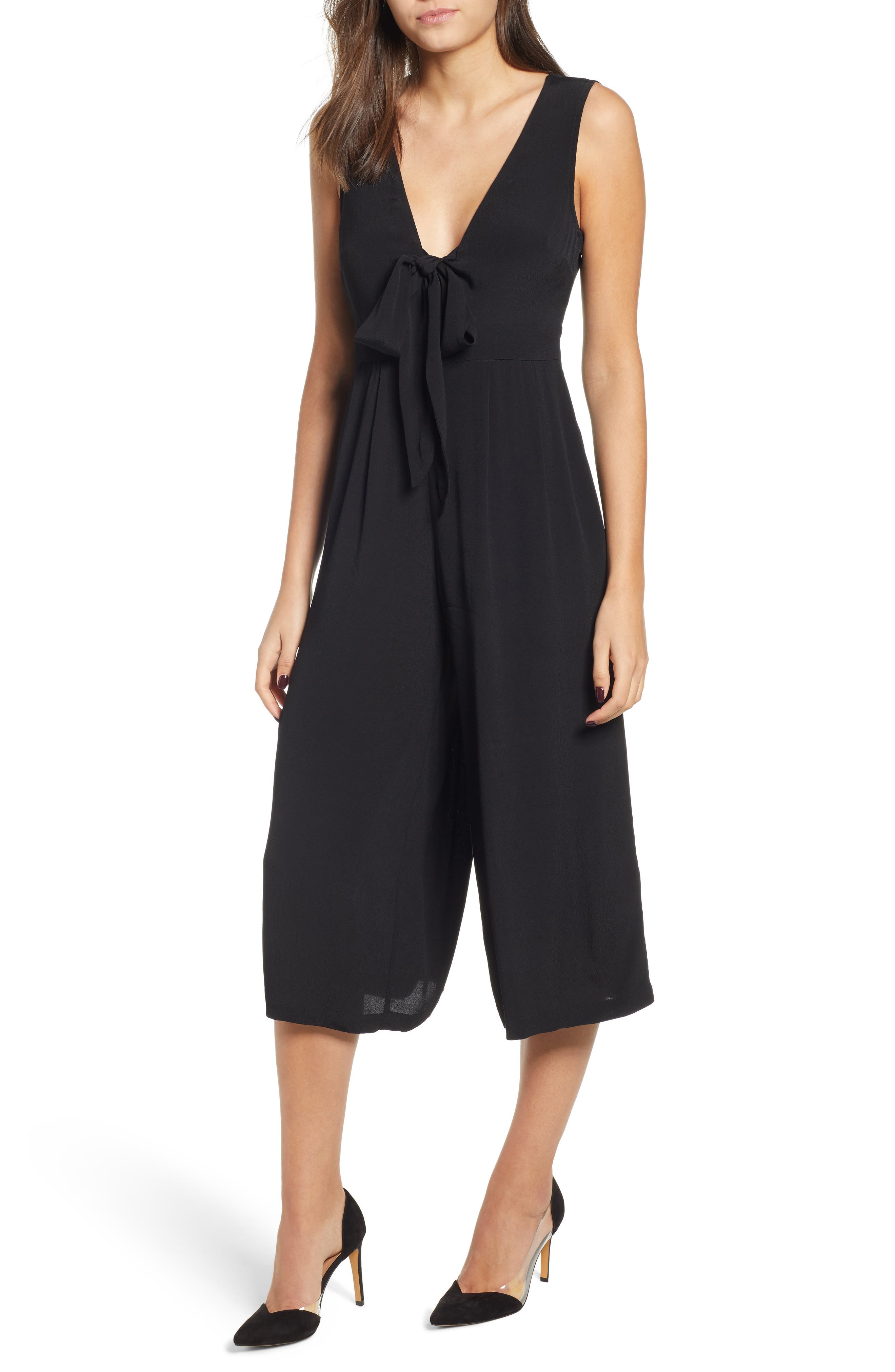 leith tie front jumpsuit
