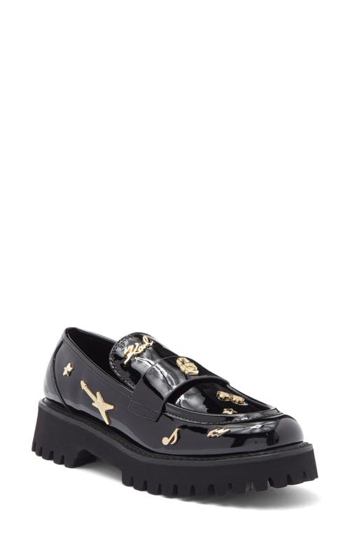 Karl Lagerfeld Paris Gaston Rocker Moc Toe Loafer In Black