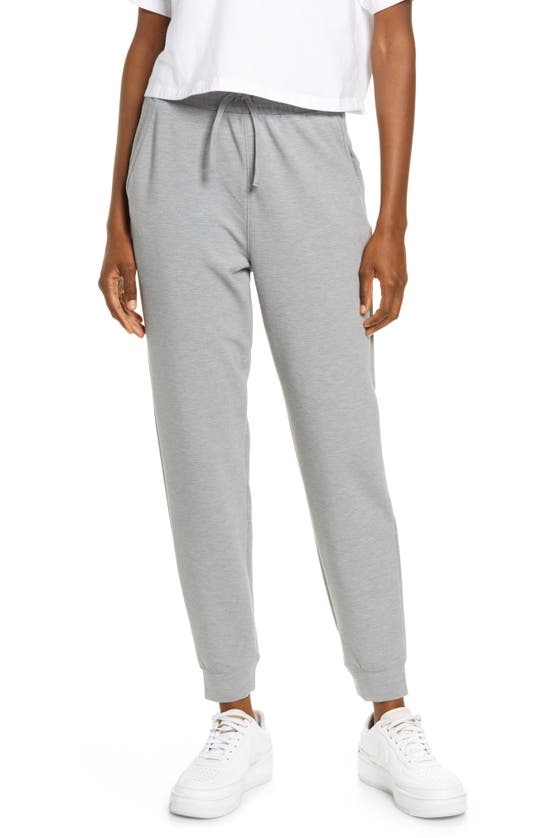 Nike Yoga Dri-fit 7/8 Joggers In Particle Grey/ Htr/ Iron Grey