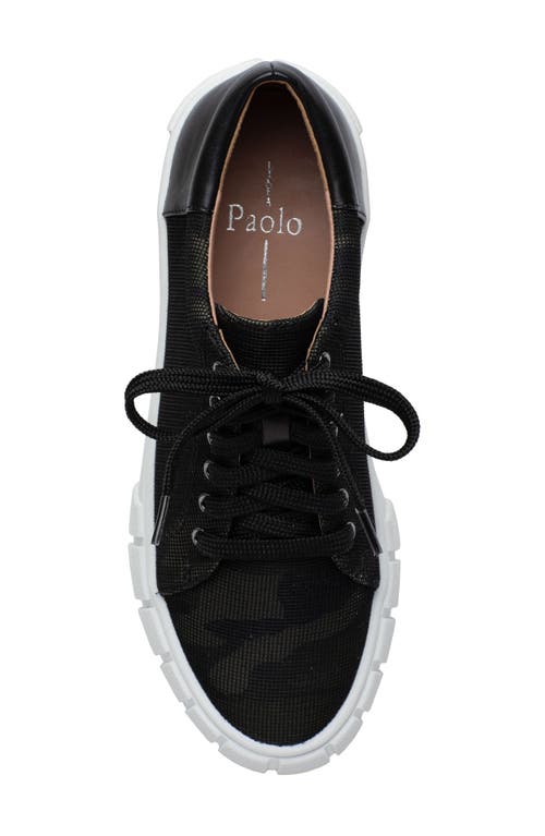 Shop Linea Paolo Kenzi Platform Sneaker In Camo/black