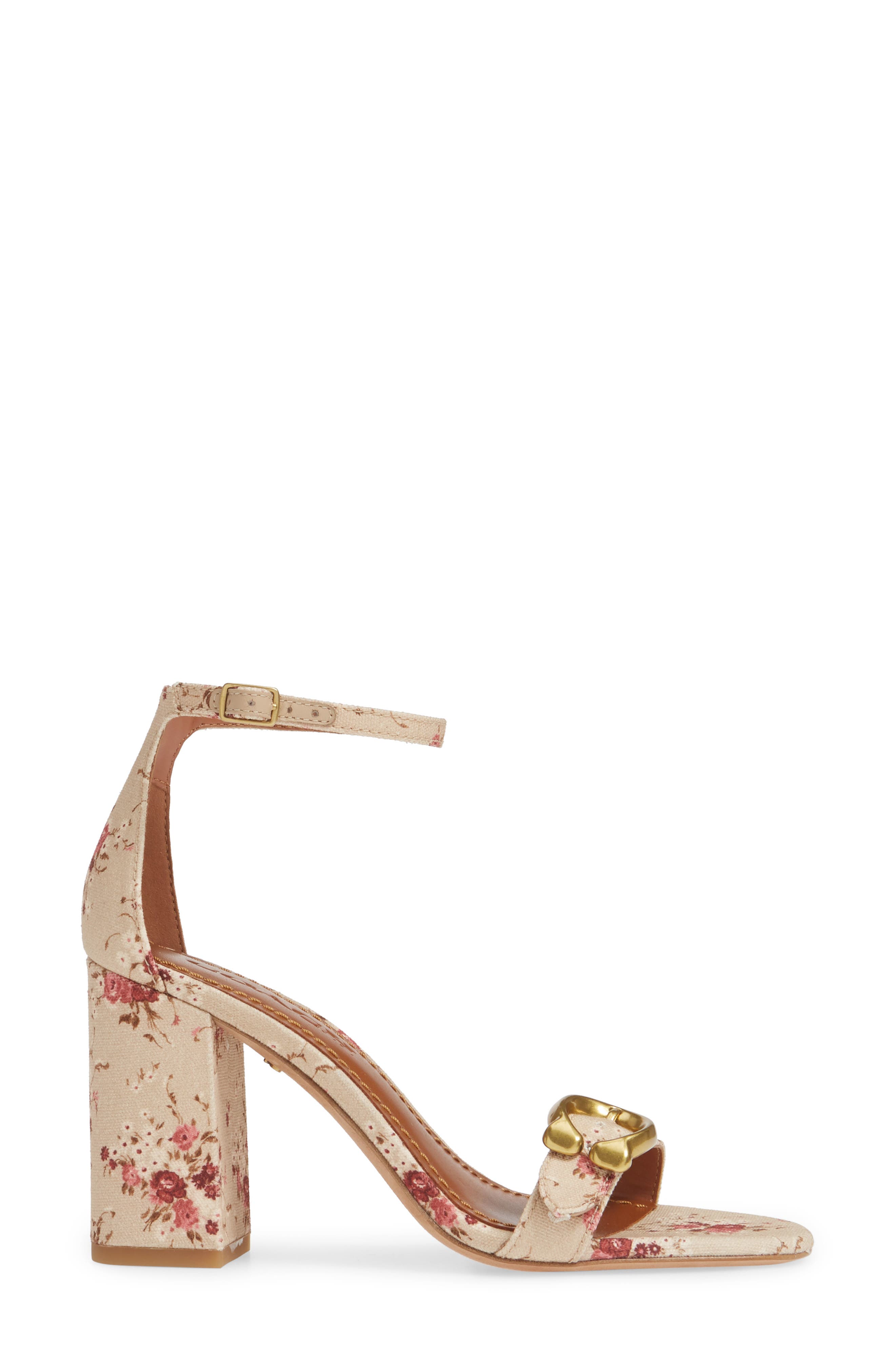 coach maya signature buckle dress sandals