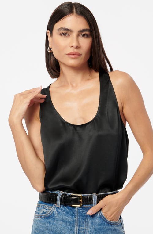 Cami Nyc Jane Silk Charmeuse Tank In Black